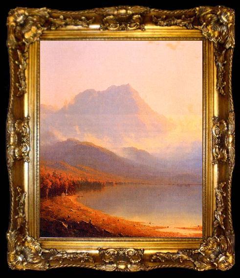 framed  Sanford Robinson Gifford Morning in the Adirondacks, ta009-2